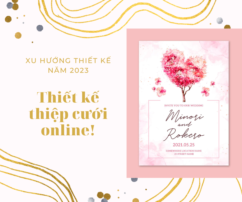 Cách thiết kế thiệp cưới online năm 2023 đơn giản | An Hieu Wedding